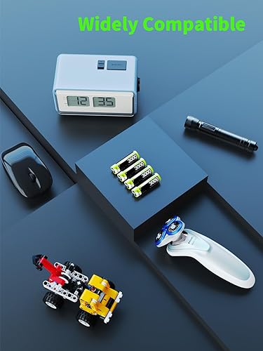 Miniatura 7 de Batería de iones de litio de 1,5 V y 3000 mWh, paquete de 4 baterías AA recargables con cargador integrado, a prueba de fugas, carga independiente,