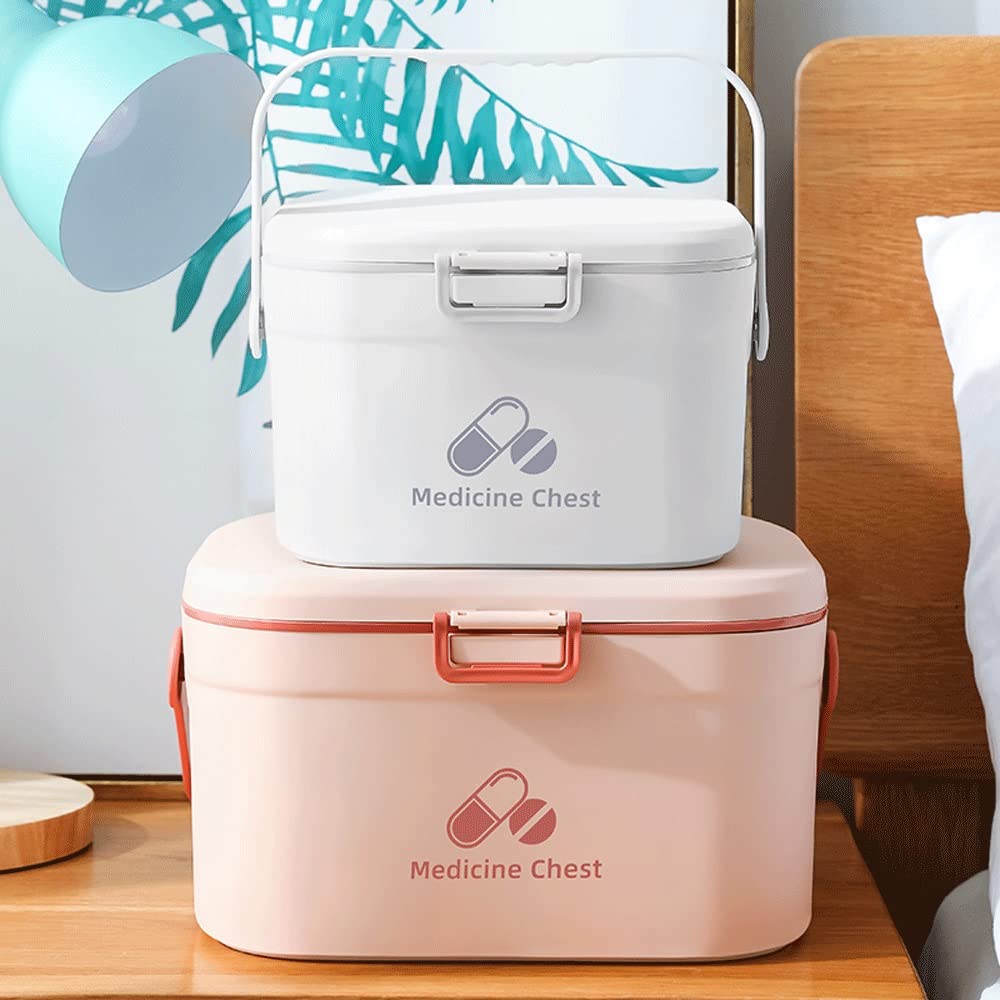 botiquín de primeros auxilios， Botiquín de primeros auxilios, botiquín de primeros auxilios, caja de medicinas for el hogar, botiquín grande portátil, estuche de almacenamiento, botiquines de primeros