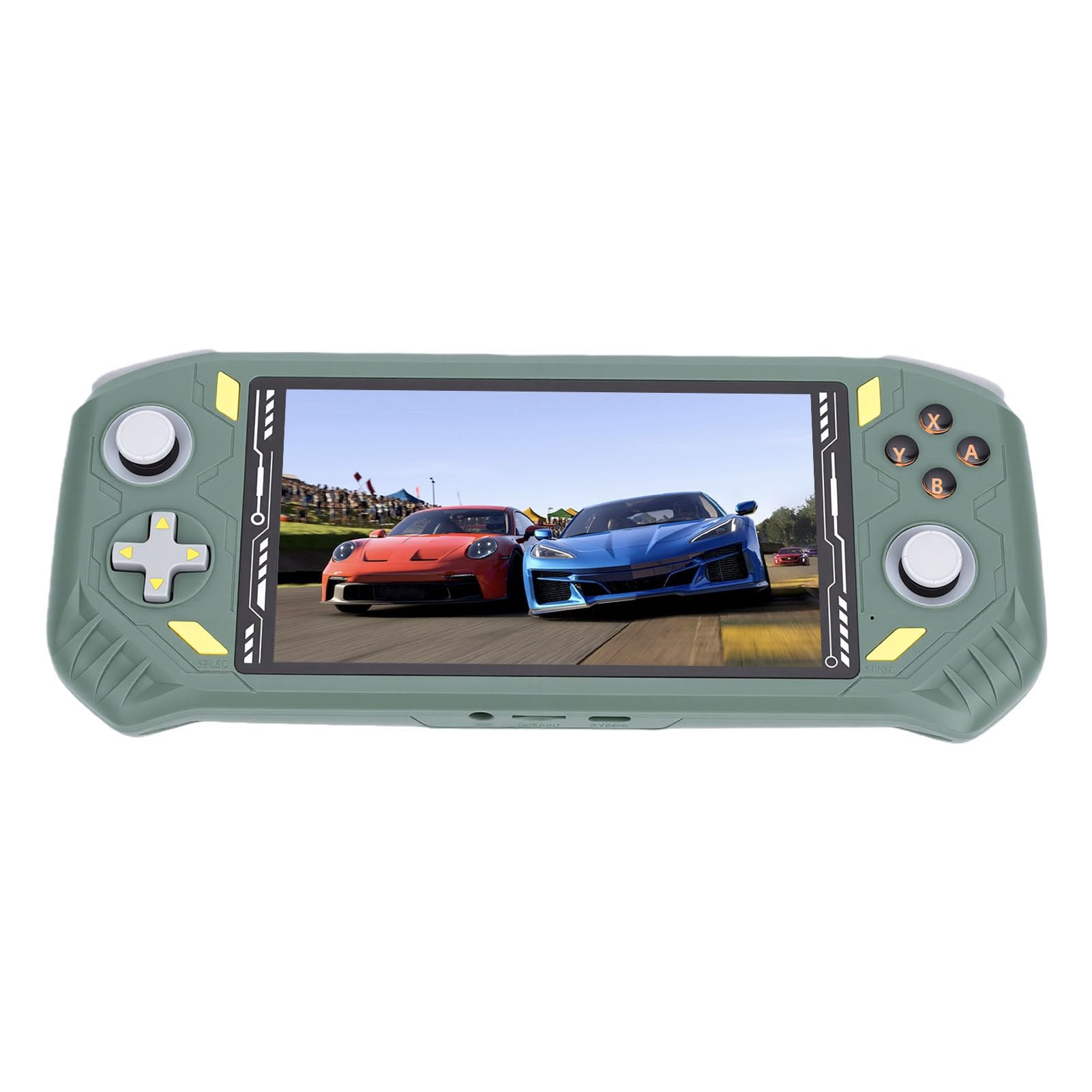 Generic Console di Gioco Portatile EE4.7 Plug and Play Due Controller Azione Multigiocatore Immediata (GREEN)