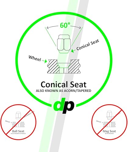 Miniatura 4 de DPAccessories LCB3D3H-O--04PAR tuercas para automotores., Cromado