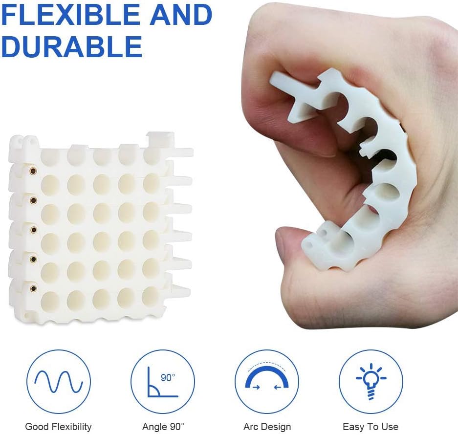 10GTEK Cable Organizing and Bundler Tool，48-Hole Cable Dresser for Data Center, Server Rooms and Machine Room Wire Management and Organizer, Perfect for Cable Management(CAT5, CAT6)