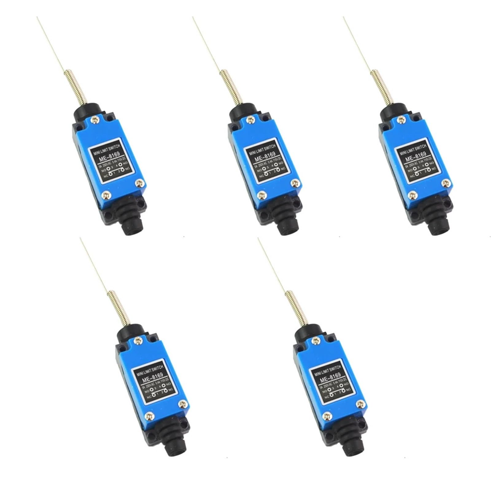 Interruptor de límite ME-8169 con actuador de resorte multidireccional para entornos CNC 7
