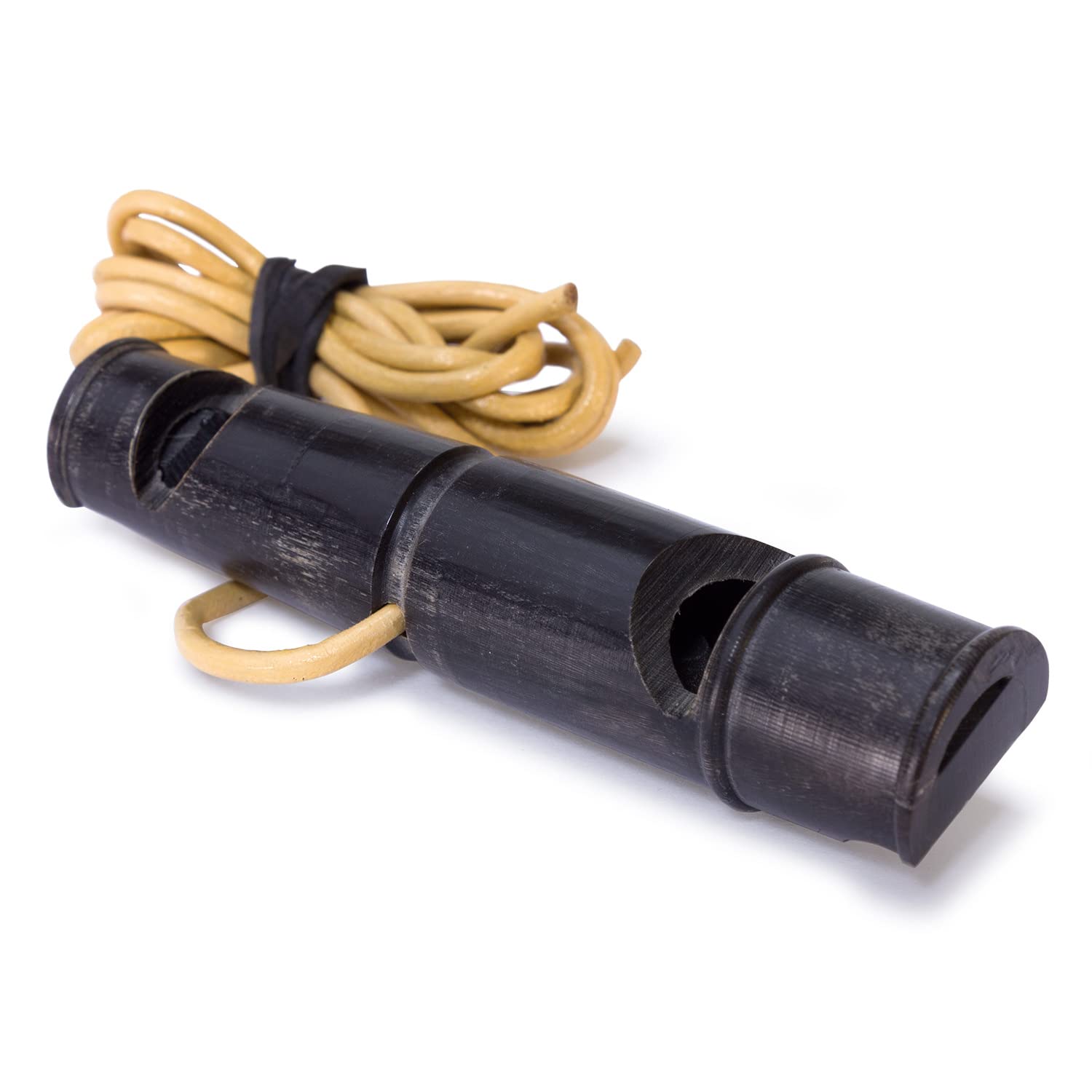 ARQUIVET Sifflet de corne de buffle - 9 cm - Silbate pour l'entraînement et l'entraînement pour chiens - Whistle