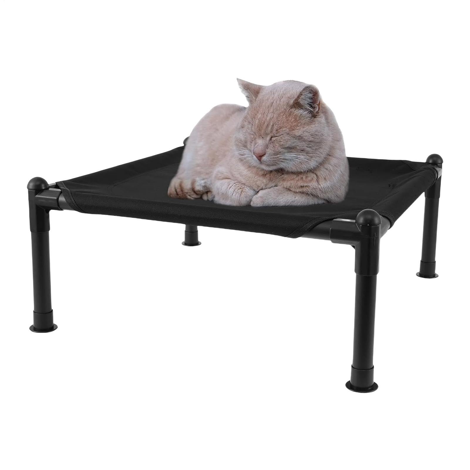Panier surélevé respirant pour chat et petit chien intérieur extérieur