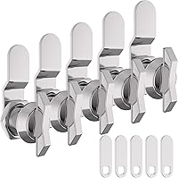 Vista 9 de Cerradura de leva desplazada de 5/8 pulgadas, 5 compartimentos sin llave para RV, pestillo de cajón de buzón de gabinete, cilindro de repuesto 100%