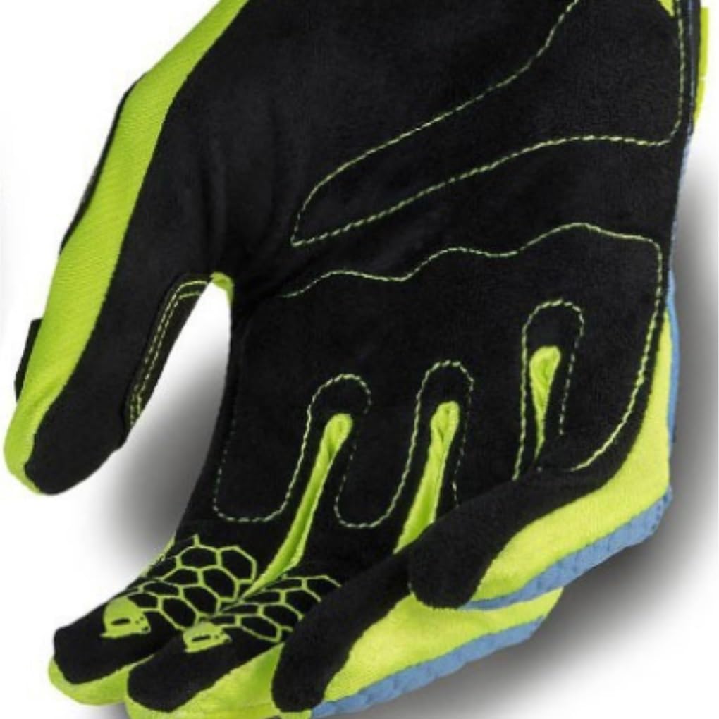 Guanti Bici Guanti for Fuoristrada Mountain Bike Fuoristrada Moto Sportive Auto da Corsa Guanti Palestra(Rot,S)
