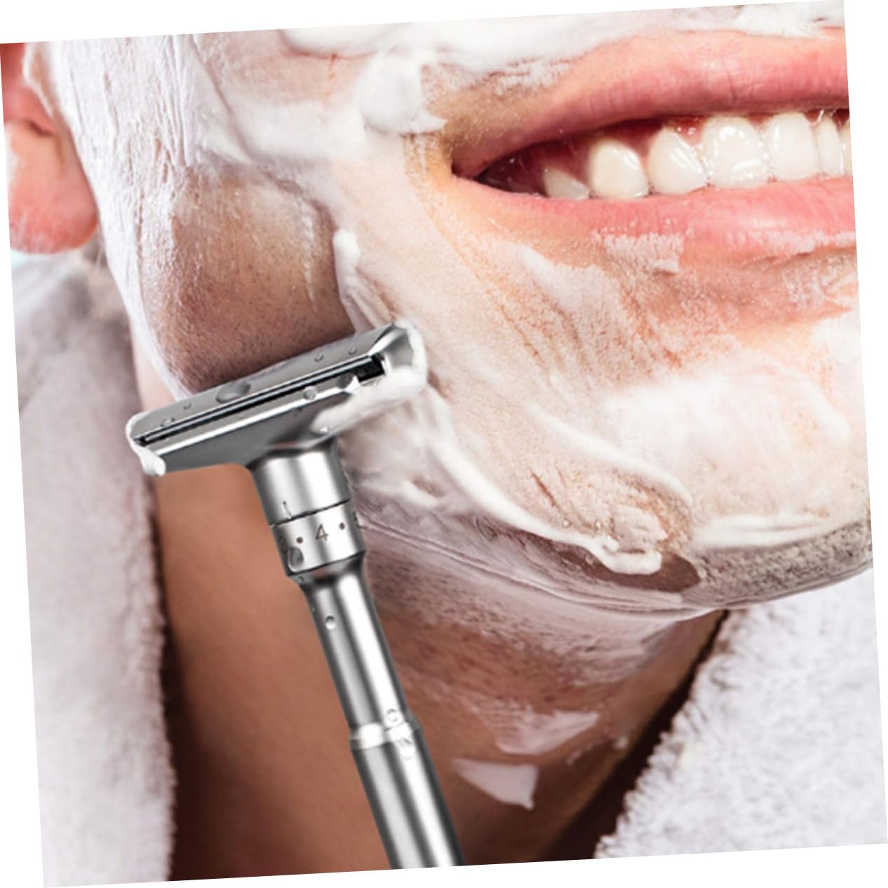 Men Double-sided Safety Razor Blade Mens Razor Manual Shaving Machine Flexibility Levels