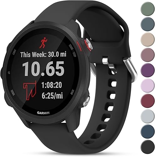 Meliya Para Garmin Forerunner 55 Band, Forerunner 245 Band, Garmin Forerunner 645645 Music Band, 0.78 pulgadas de repuesto para Garmin Forerunner