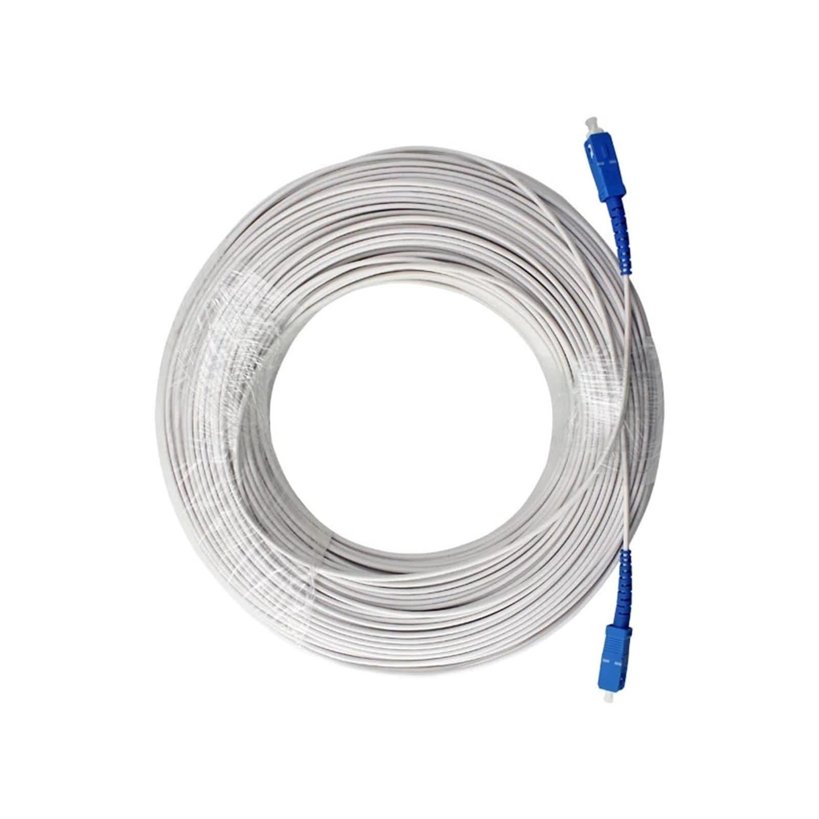 Câble de dérivation intérieur monomode - 400 m/450 m SC/UPC vers LC/UPC Simplex Jumper, GJXH-1B6(Black,SC UPC 400m)