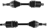 Vista 502 de TRQ Juego de conjunto de eje de transmisión CV delantero para conductor y pasajero, 2 piezas, compatible con Ford Explorer 4WD 95-01, Explorer AWD