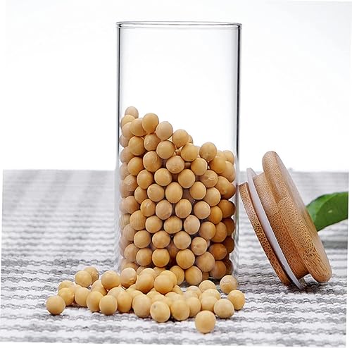 Miniatura 8 de BESTOYARD Suministros de barra de cacao caliente Tarros de almacenamiento de alimentos de vidrio Recipiente de vidrio hermético Dispensador de