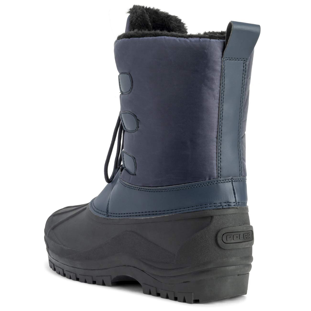 Polar Uomo Allacciare Short Nylon Inverno La Neve Pioggia Allacciare Impermeabile Anatra Stivali