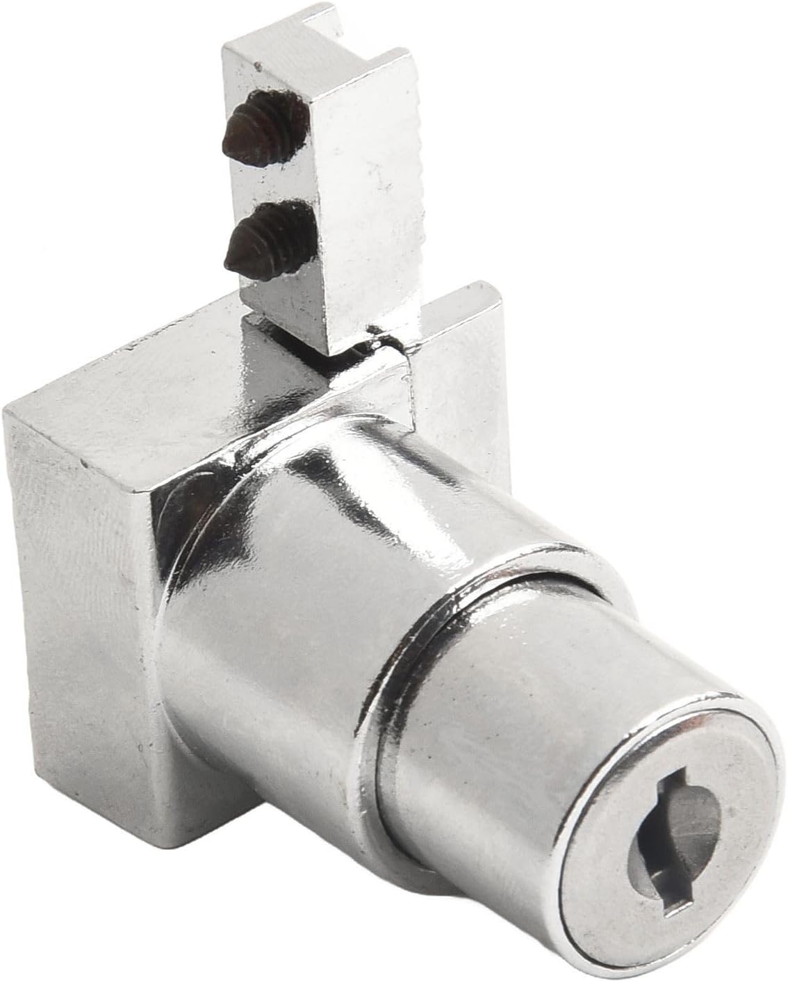 Easily Secure Your Display With A Zinc Alloy Sliding Door Lock And Key Set Compatible With For 58mm Glass