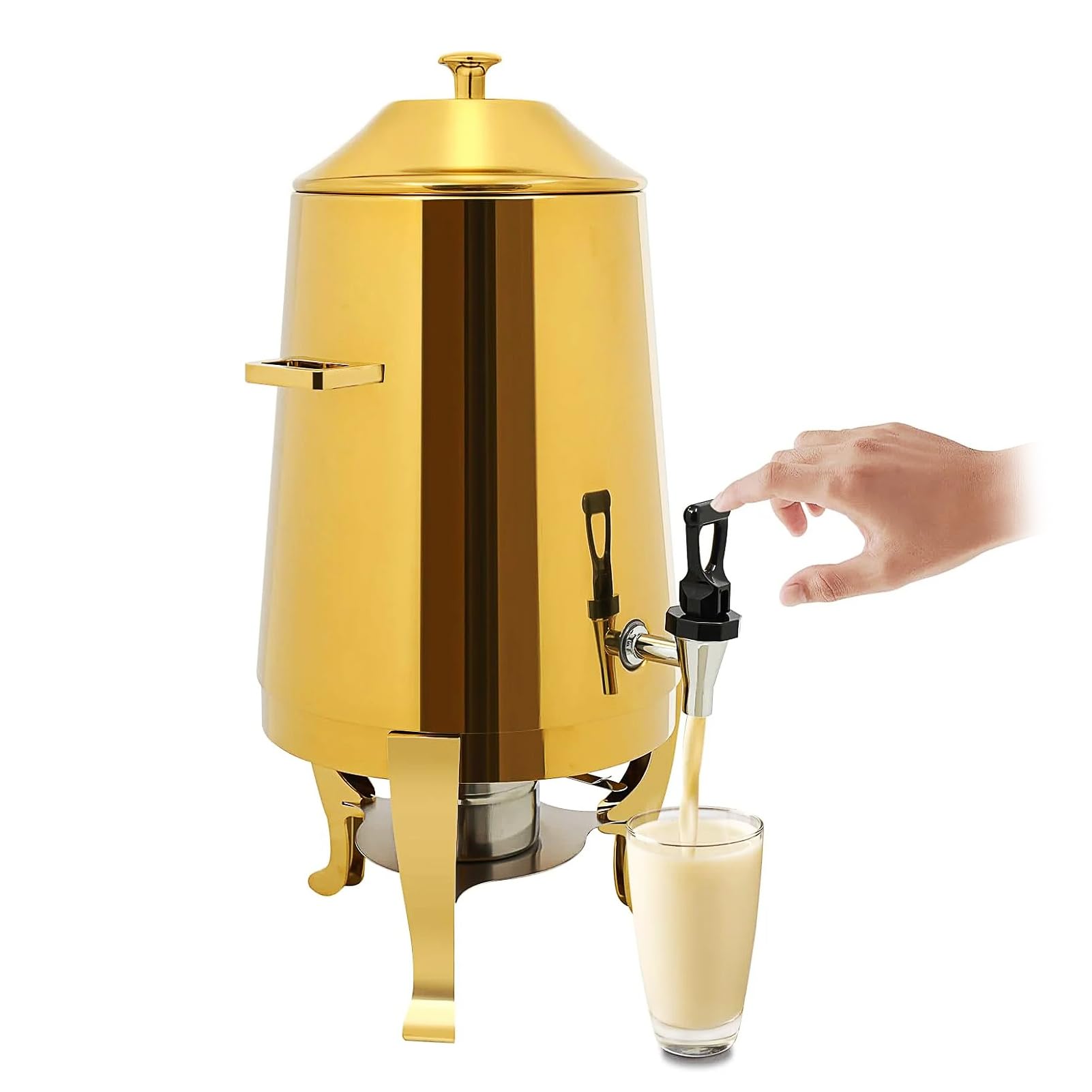 Urne à café inox haut de gamme 13L avec noyau réfrigérant et robinet pro