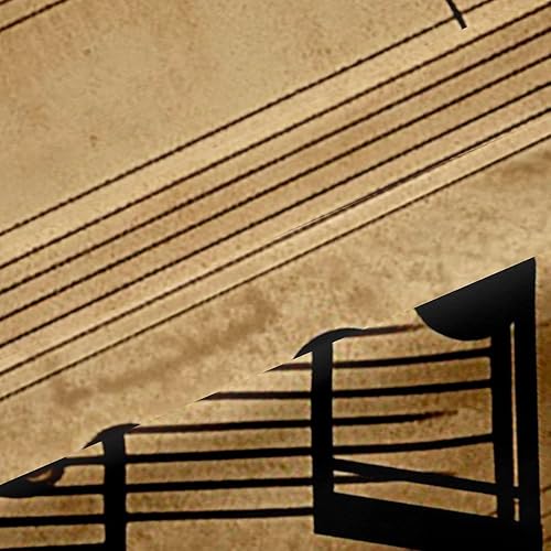 Miniatura 6 de Cortinas con teclas de piano, notas musicales, cortinas de ventana para niños, niñas, adolescentes, con patrón musical, cortinas de ventana para