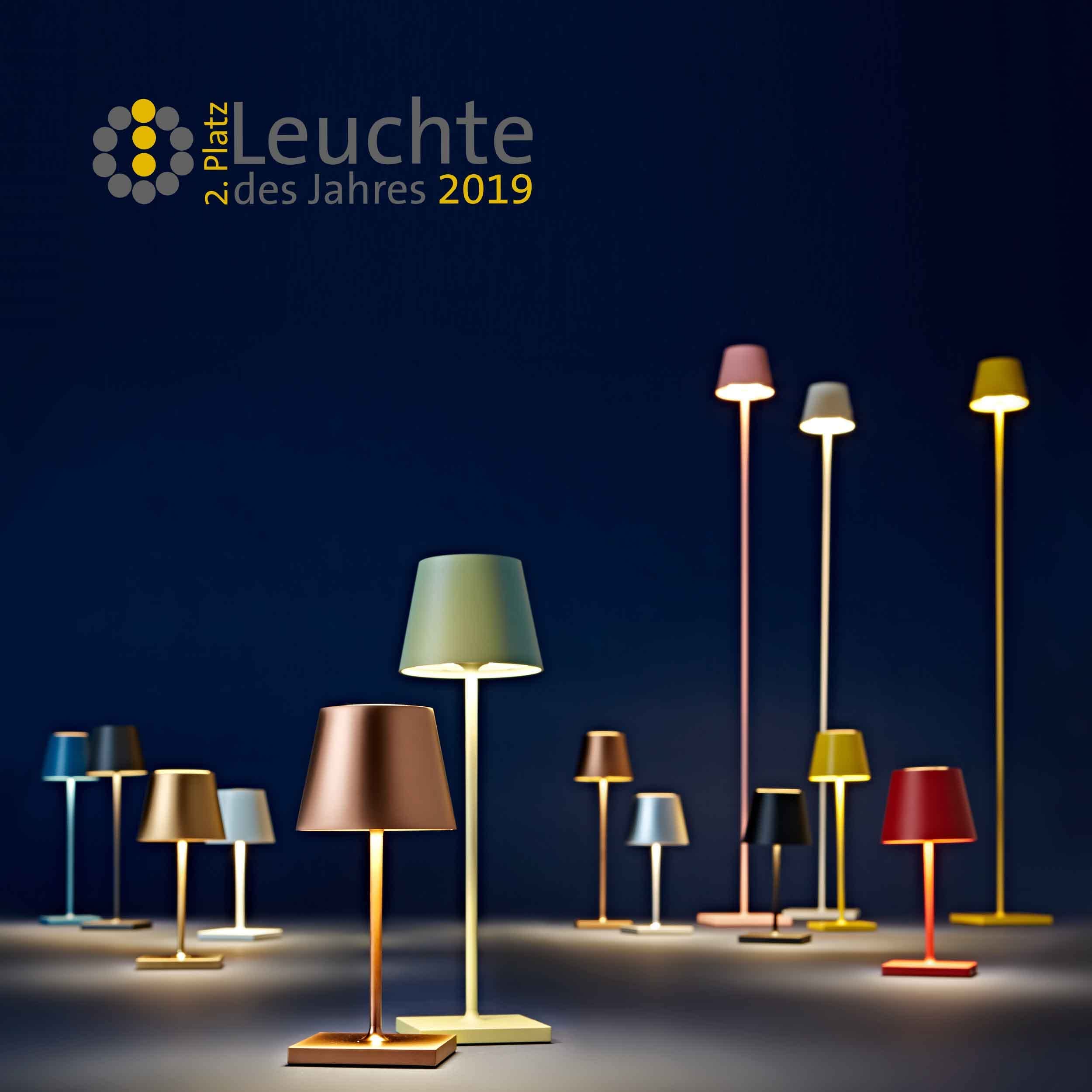 SIGOR Nuindie - Lámpara de mesa con pila de led regulable para interiores & exteriores, altura de 37 cm, recargable con Easy-Connect, 24 h de iluminación, Negro noche | Regulable • Interior y exterior • IP54 • 37 cm • Easy Connect • 12 h de duración de la