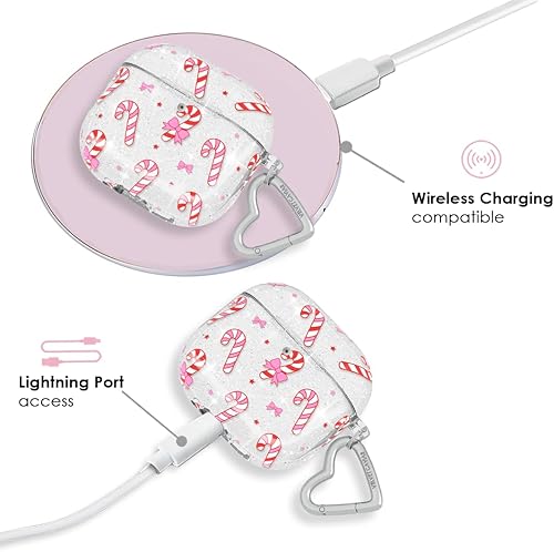 Miniatura 79 de VELVET CAVIAR Funda compatible con AirPods 4 con llavero, bonitas fundas protectoras duras para AirPod de 4ª generación para mujeres, color rosa