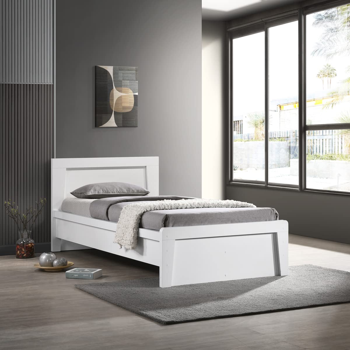 Home Box Kulltorp Plus Twin Bed 209 X 80.5 X 130 Cm White