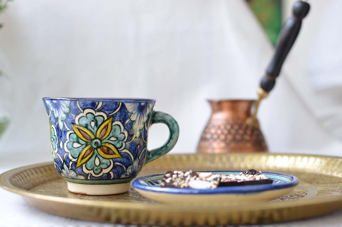 Amazon.co.jp: 【Diyor Ceramics】 ウズベキスタン食器 リシタン陶器