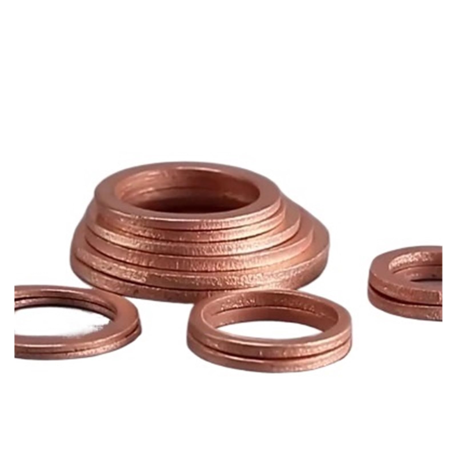 Miedziane podkładki płaskie | Miedziane podkładki płaskie M3-M10 do różnych pakietów uszczelniających i dystansowych(M6x18x2.0mm(20Pcs))