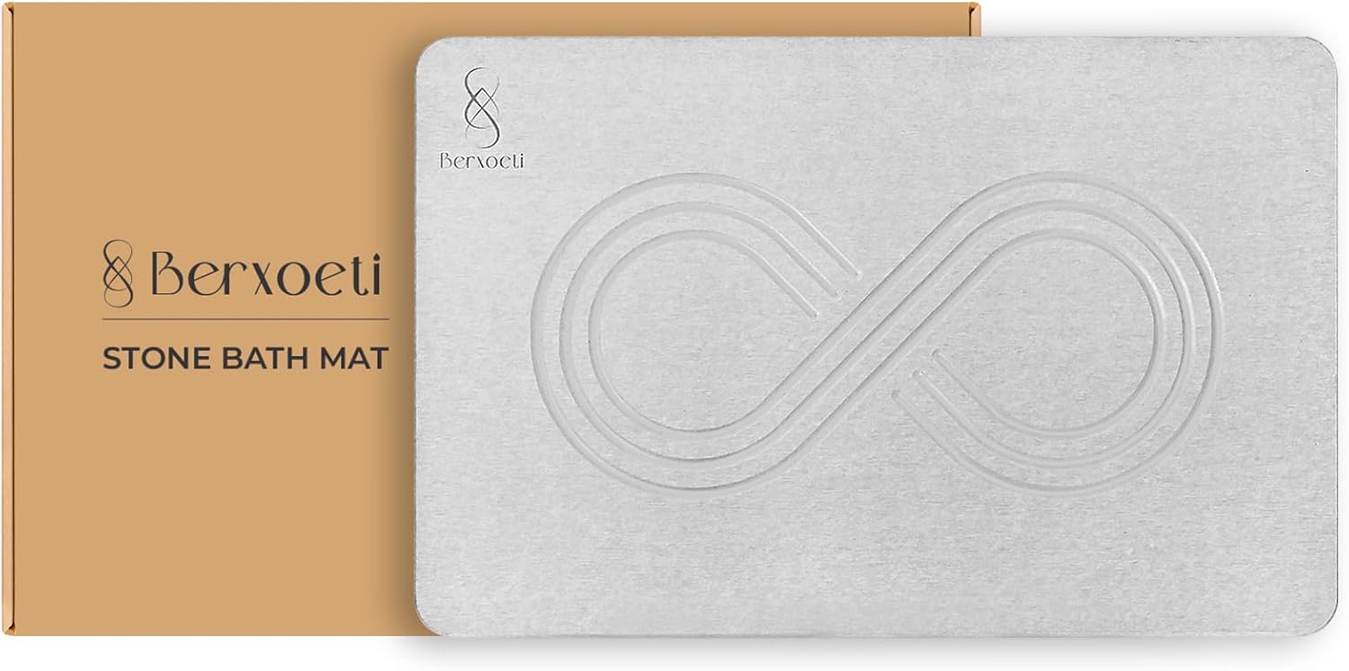 Stone Bath Mat, Diatomaceous Earth Bath Mat Stone Ultra