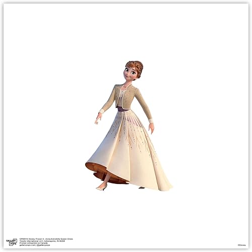Miniatura 10 de Trends International Gallery Pops Disney Frozen II - Anna Arendelle Queen Dress Canvas Wall Art, Unframed Version, 12" x 12" Gallery Pops Canvas