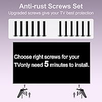 Vista 5 de Soporte de TV de 60 y 65 pulgadas para patas de TV LG, para UQ UJ UK UM UN Series 60UQ7950 60UQ8000 60UJ6050 60UK6090 60UM6900 60UN7300 65UJ6300