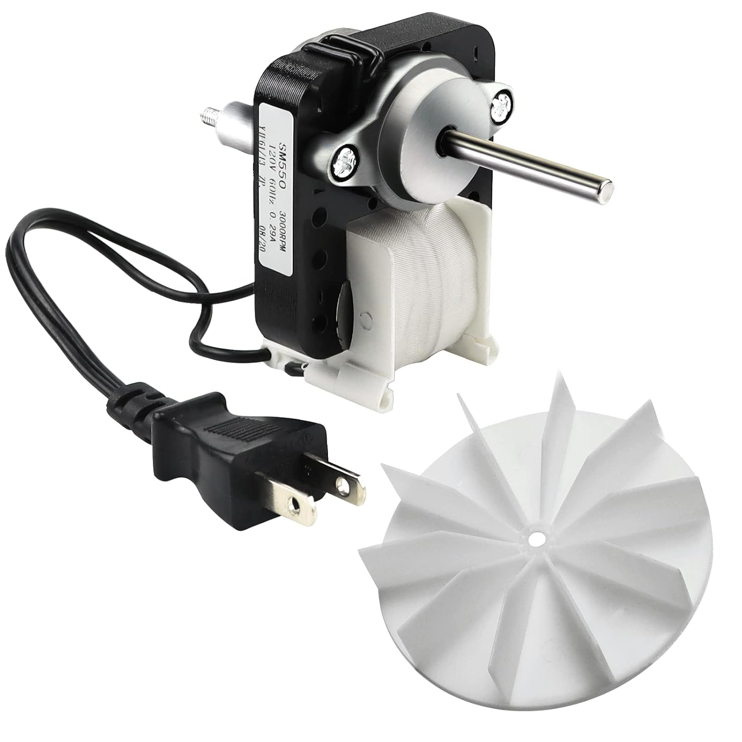 Universal SM550 Bathroom Fan Motor Replacement Compatible with Nu-Tone ...
