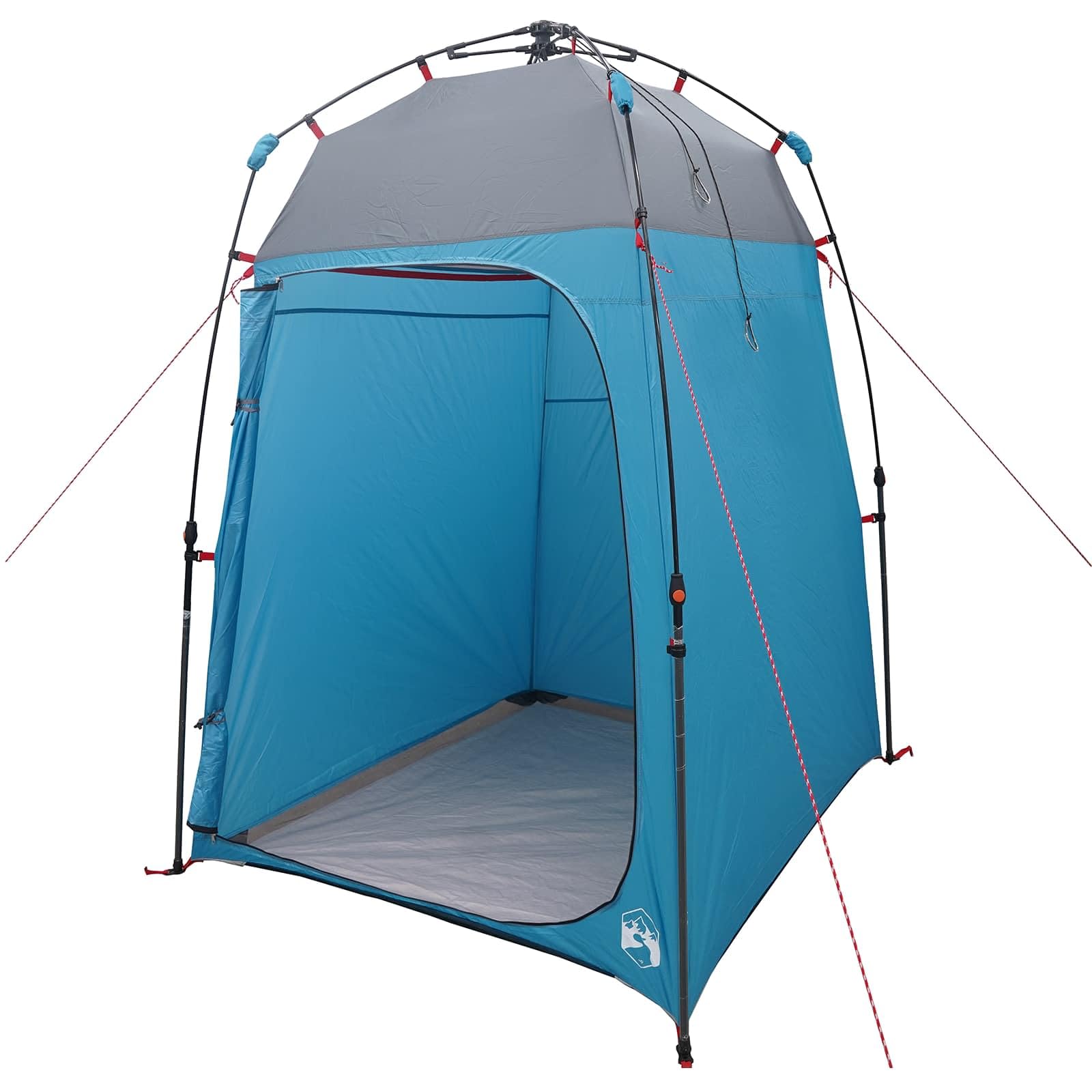 vidaXL Instant Tent 2-Person Quick-Release Blue 160 x 160 x 227 cm, Camp Shower Shelter, Portable Bath Tent, Foldable Camping, Collapsible Outdoor Privacy, Quick Setup Washroom Solution