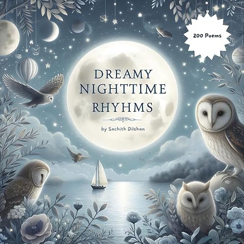 200 Bedtime Poems and Rhymes: Short Bedtime poems, Nursery Rhymes and Fairy poems Collections for kids aged 4-8, Extended version