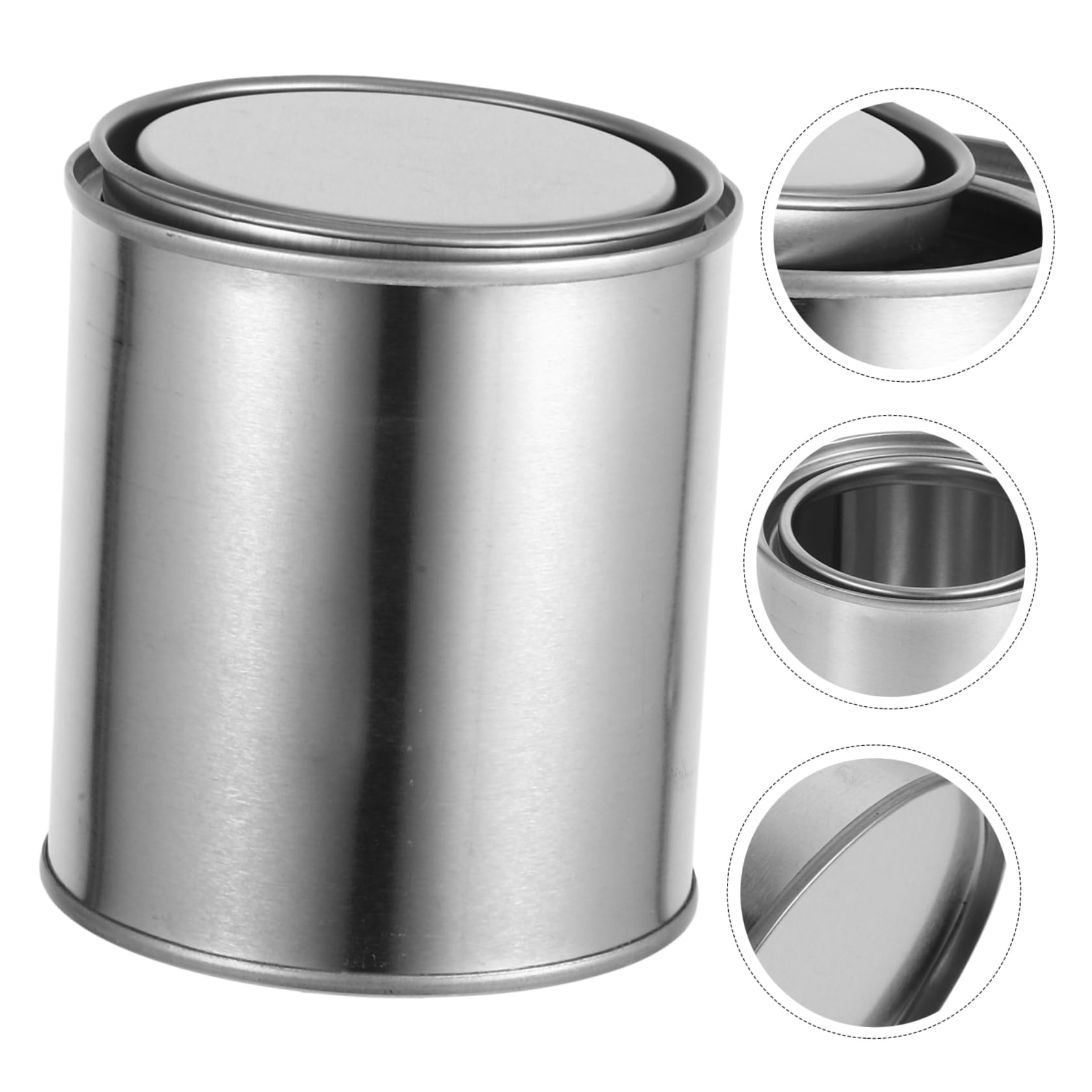 SHINEOFI 12piezas Cubo De Pintura Vacío Sellado Lata De Multiusos Contenedor De Almacenamiento De para Muestreo De Pintura Pigmentada Unidades