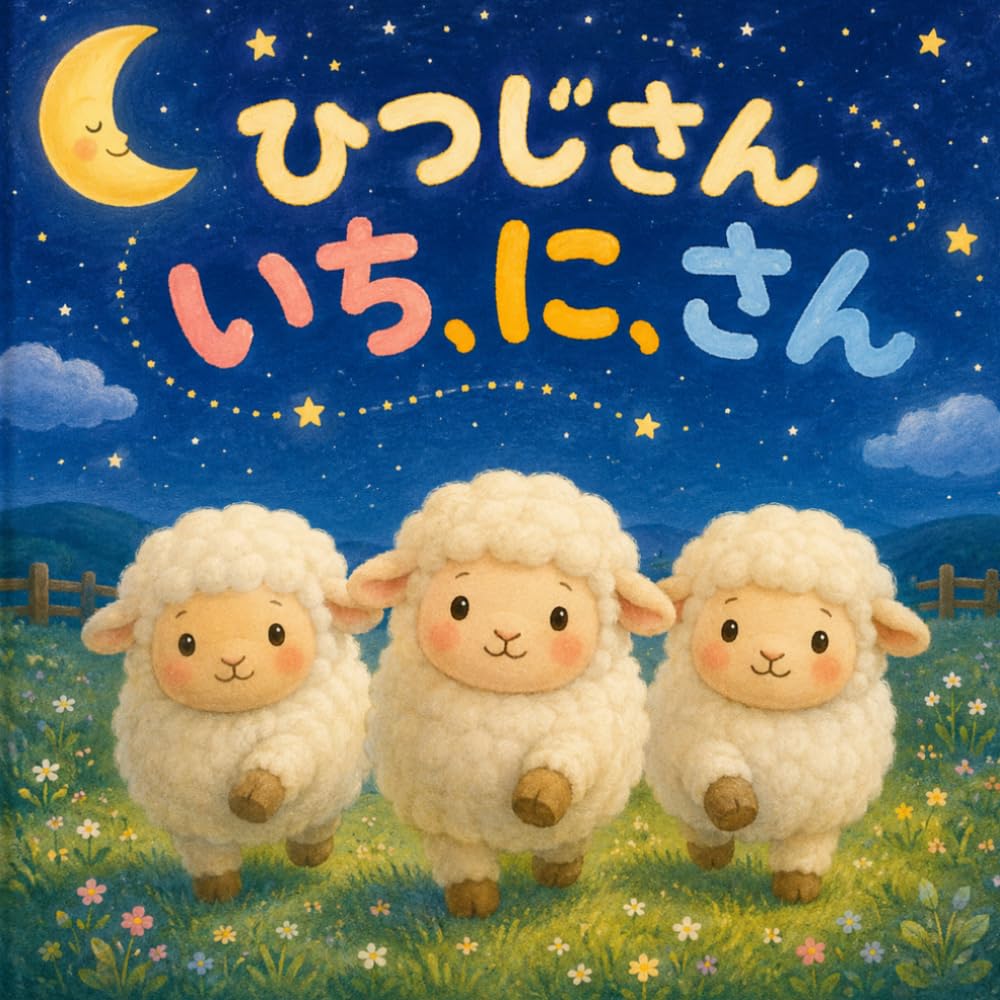 ひつじさん いち、に、さん