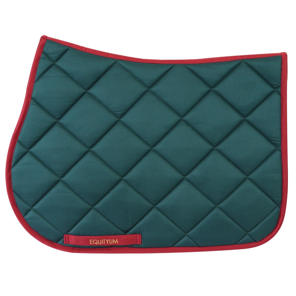 Sudadera+Gorro Logo Equityum Sally, alta calidad, diseño italiano, materiales innovadores, transpirabilidad y detalles refinados para la comodidad del caballo (verde/rojo, completo)