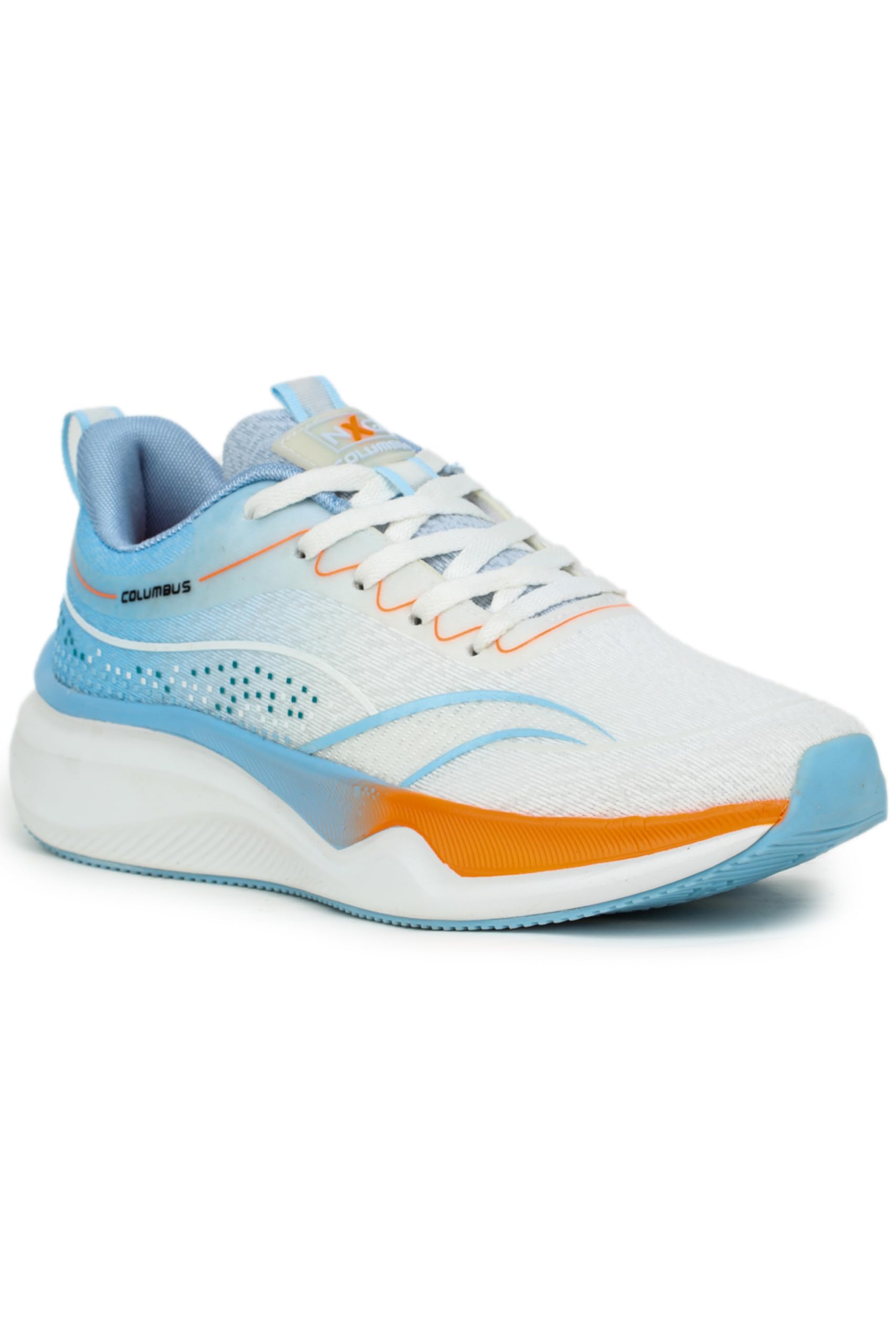 Columbus Look Sports Shoes - Running, Walking, Training, Gym for Mens Outdoors for Men (White) (B0D944PNPP) Amazon Price History, Amazon Price Tracker