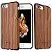 [Touch Wood for Luck] iPhone 7 plus Stylish Case, NeWisdom Unique Slim Soft Rubberized Wood Covering Case for Apple iPhone7 plus - Sandalwood