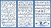 Produktbild Aleks Melnyk #34 Schablone Metall, Schablonen für Brandmalerei, Stencil for Letters, Lettering, Alphabet, ABC, Buchstaben, Zahlen, Gravur, Schablonen Vintage Schrift, Handlettering Schablonen, 3 Stück