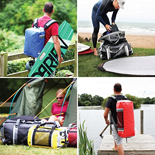 OverBoard Waterproof Pro-Sports Duffel Bag, Black, 90-Liter