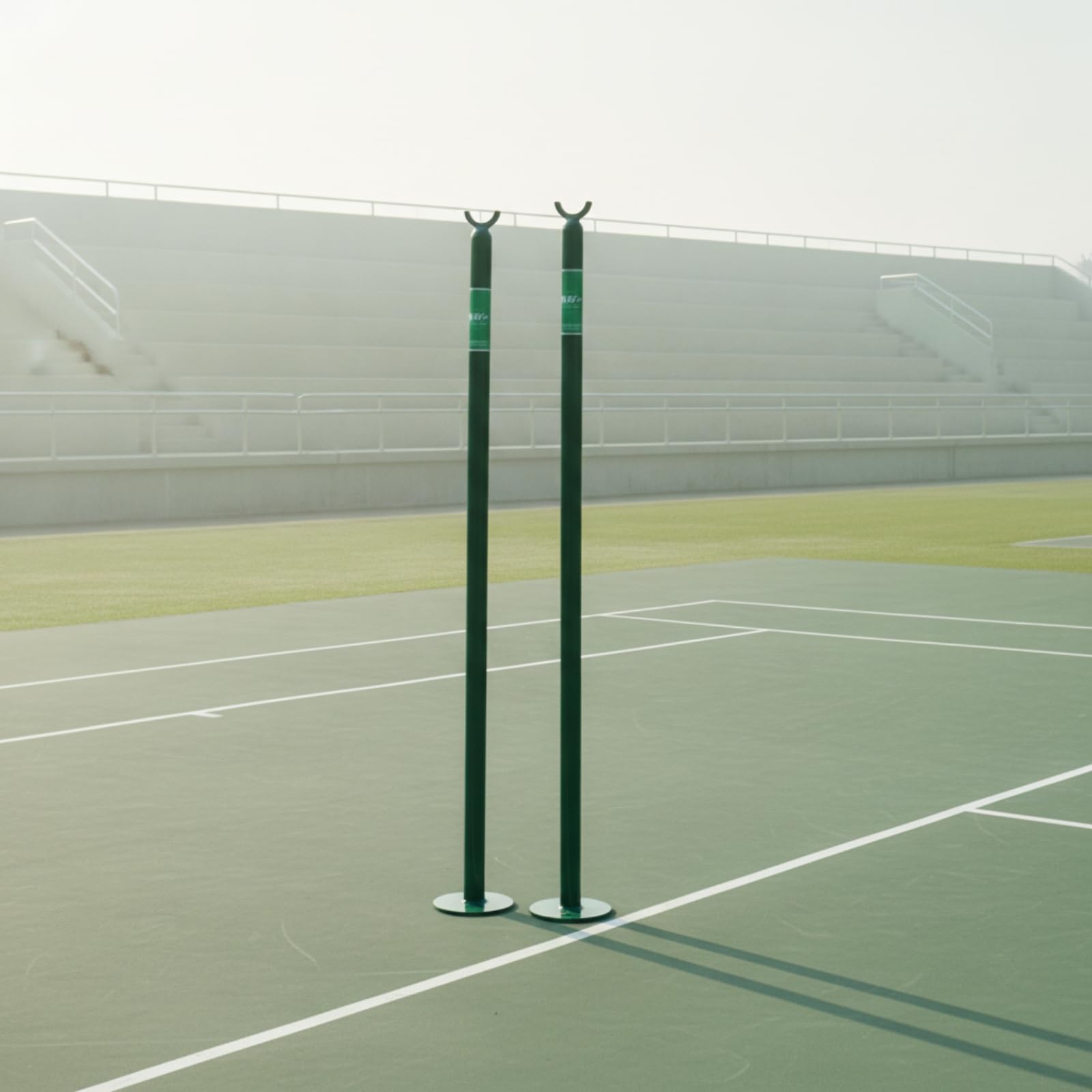 2 Pezzi Tennis con Base Circolare Resistente Alle Intemperie Palo Stabile Attrezzatura per Tennisti