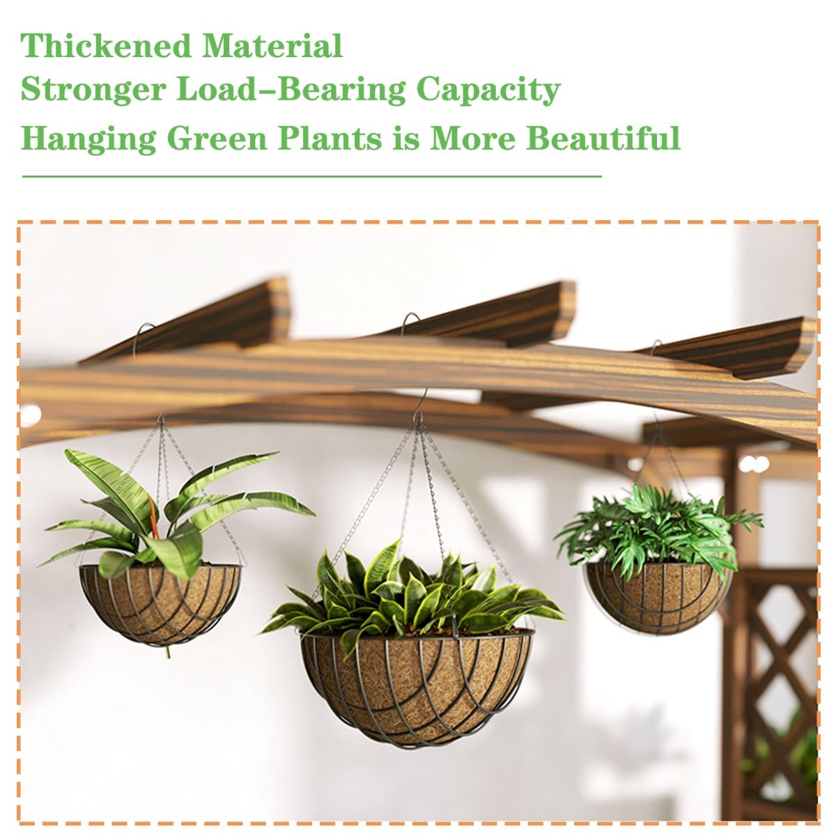 Pergola de jardin – Arche d'extérieur pour plantes grimpantes et vignes – Parfait pour les décorations de fête de mariage – Grande arche de roses