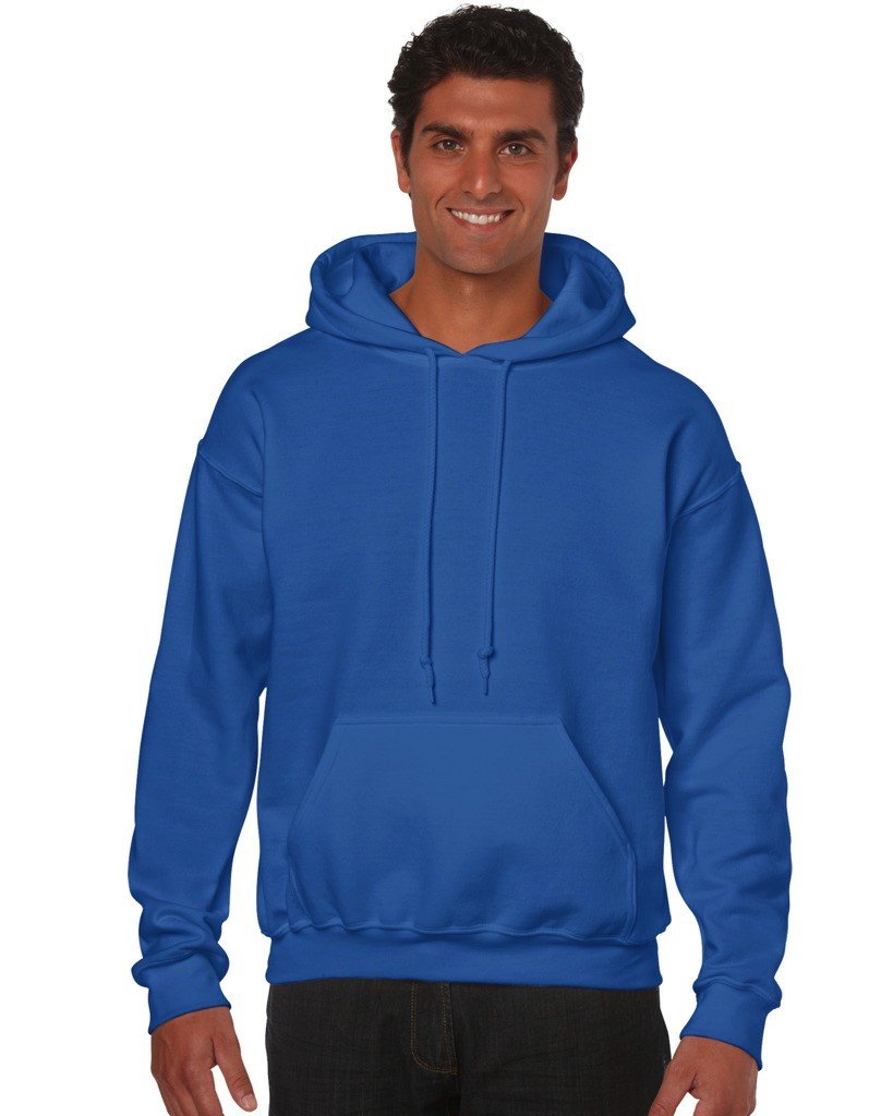 Gildan Men's Adult Hooded 18500 Long Sleeve Hoodie, Blue (Royal), Small