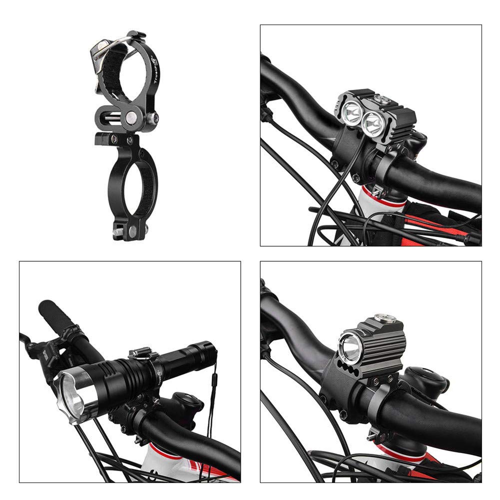 Exposure Lights QR-Clip Für Lenkerhalterung – Schwarz, Zum Befestigen Von Helmlichtern Am Fahrrad