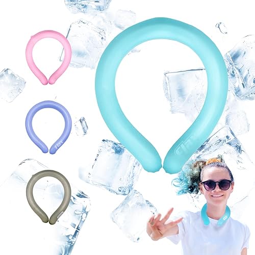 Miniatura 9 de KN FLAX - Enfriador de cuello  KN FLAX  Dispositivo de enfriamiento personal, envolturas frescas para el cuello para climas cálidos, verano, aire