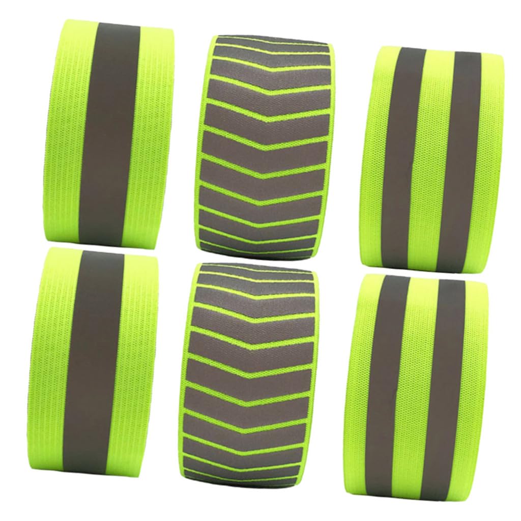 BESPORTBLE Riflettente da Polso Braccialetti Elastici Ciclismo Braccialetto Sport Braccialetto Braccialetto Verde Bici Riflettore Braccialetto Riflettente Braccialetti Ad Alta