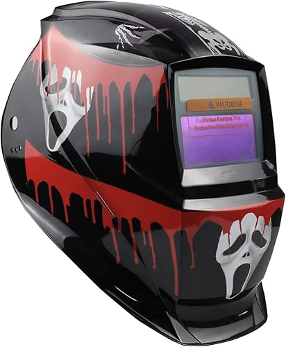 Casco de soldadura con oscurecimiento automático, casco de soldadura solar de color Ture, rango de sombra ajustable 49-13 para máscara de soldador