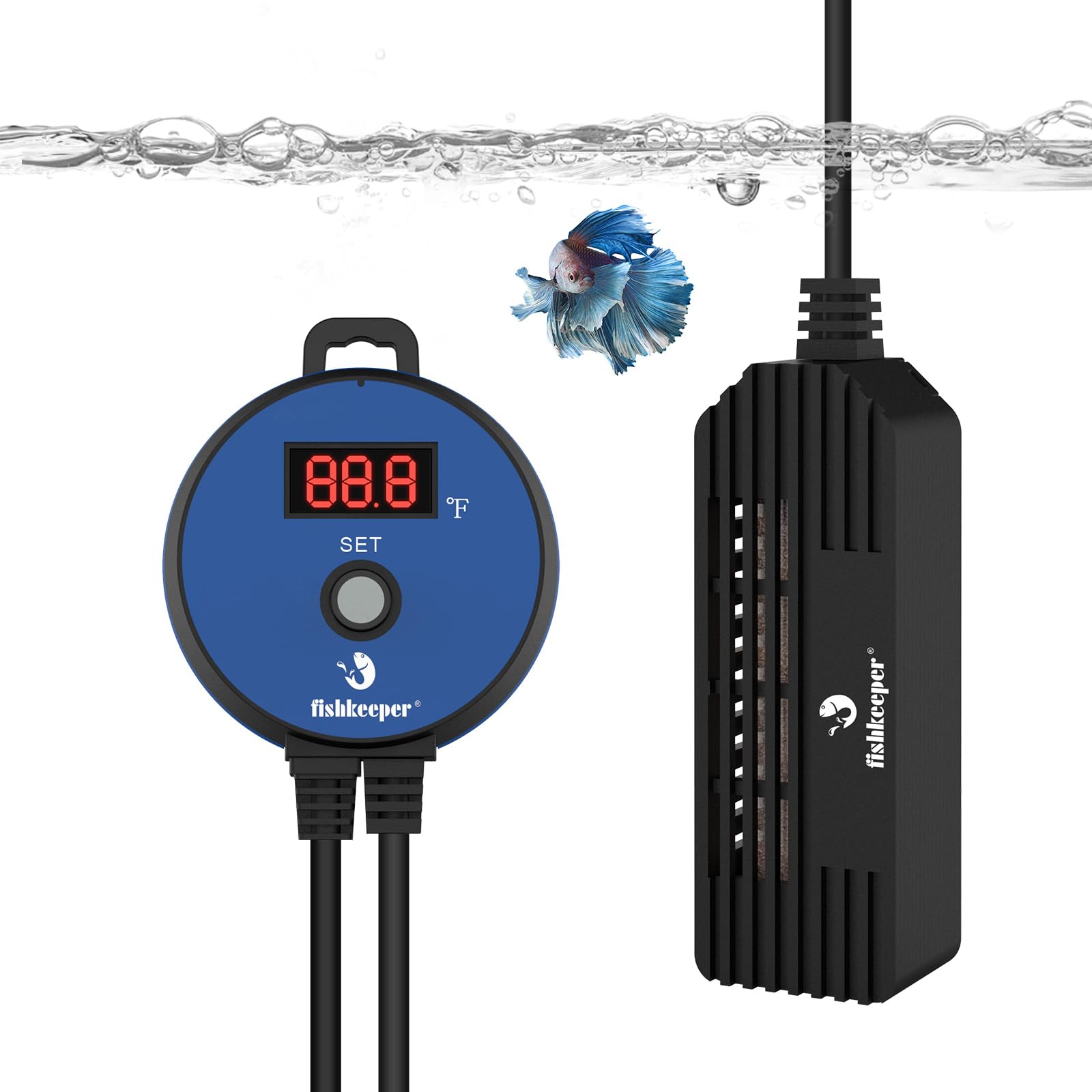 Chauffage submersible aquarium 150W avec contrôleur externe
