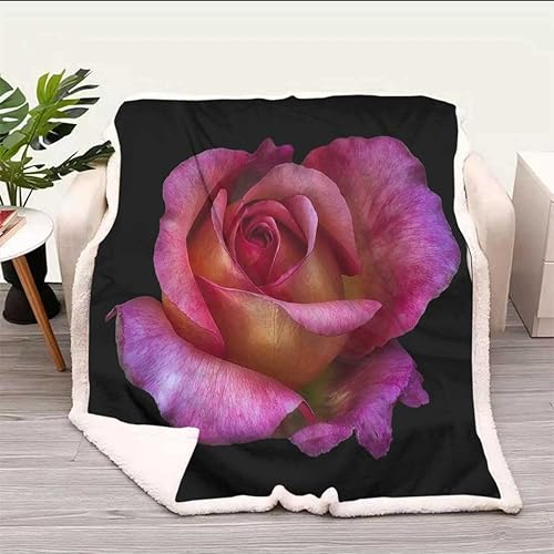 Miniatura 9 de Cobijas Calientes para Invierno - Manta de camping multicolor para decoración de habitación de Coquette tamaño bebé, 39 x 47 pulgadas