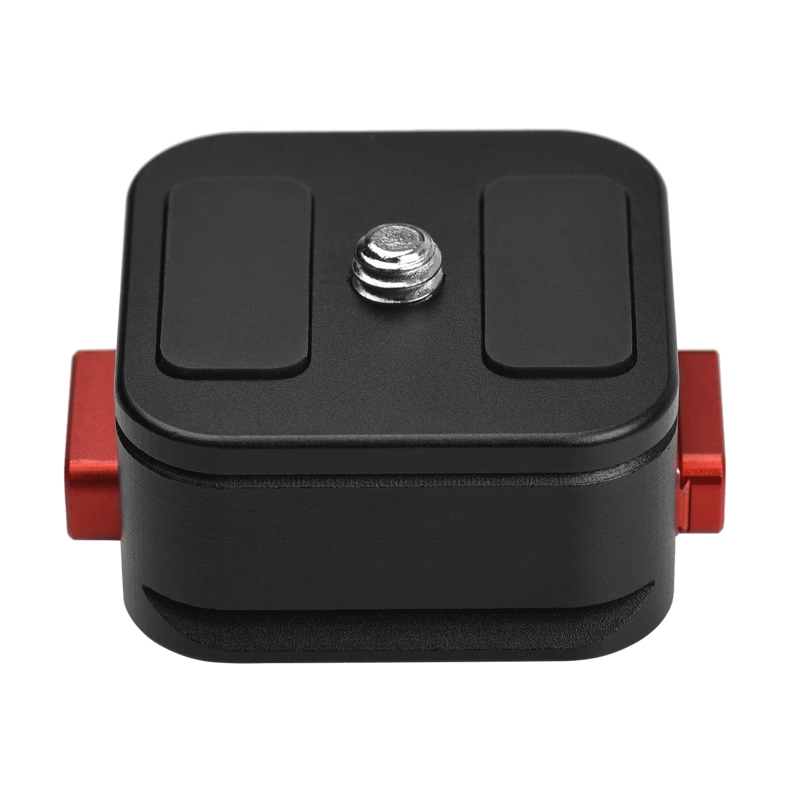 Andoer Placa de liberación rápida de aleación de aluminio para trípode, placa QR, adaptador de montaje de cámara, configuración rápida con tornillo de 1/4 pulgadas para cámara DSLR
