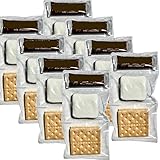 SMORES KIT | Individually packaged set: Graham Crackers, Marshmallow, Chocolate | Make delicious smores | Great for parties, corporate event, gathering, favors | Share w family, friends (100 SETS)
