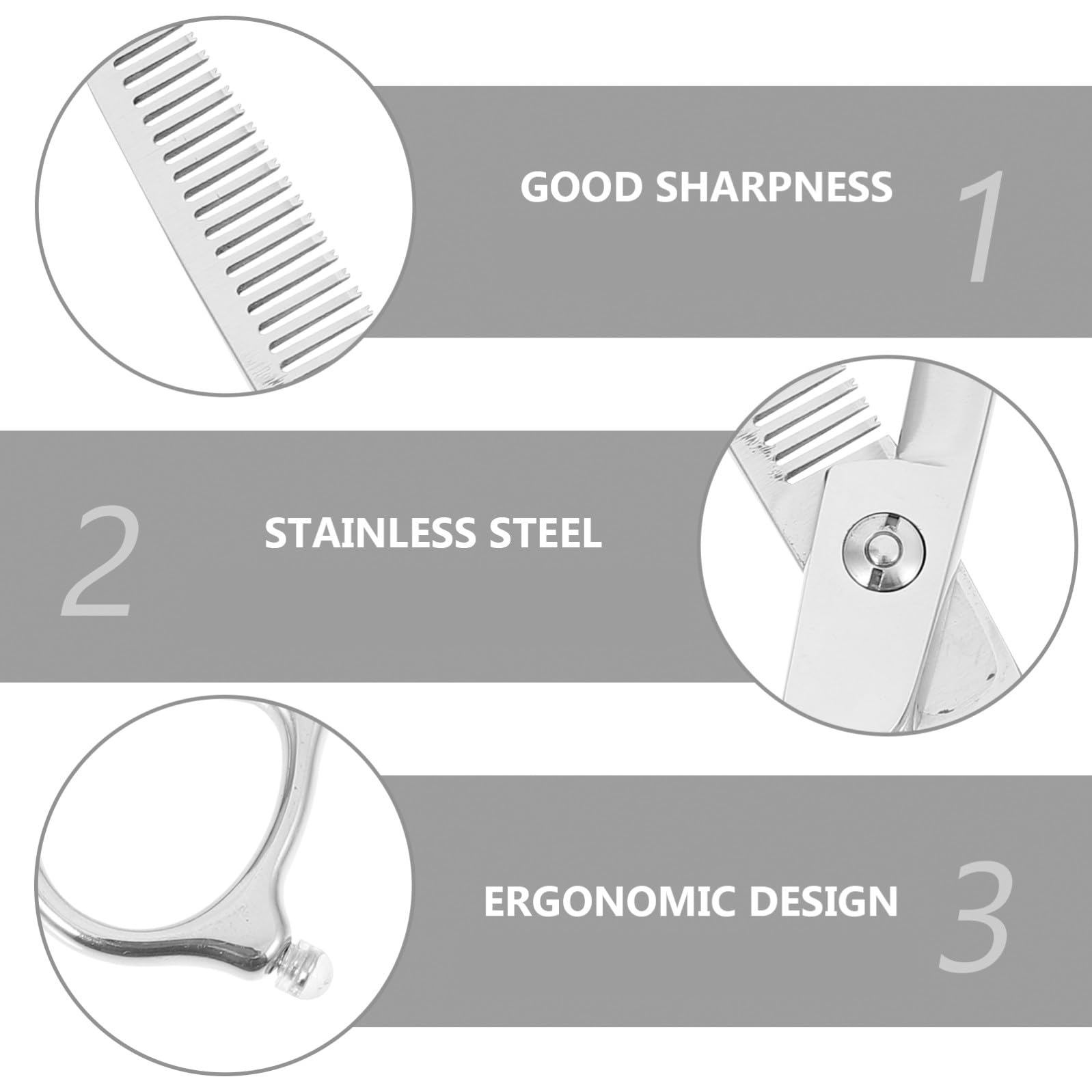 Ipetboom Ciseaux de Coiffure Gaucher et Design Créatif 6 Pouces en Acier Inoxydable et 2 Pièces Poignée Ergonomique pour Usage Professionnel et Amateur Amateur pour Usage Professionnel