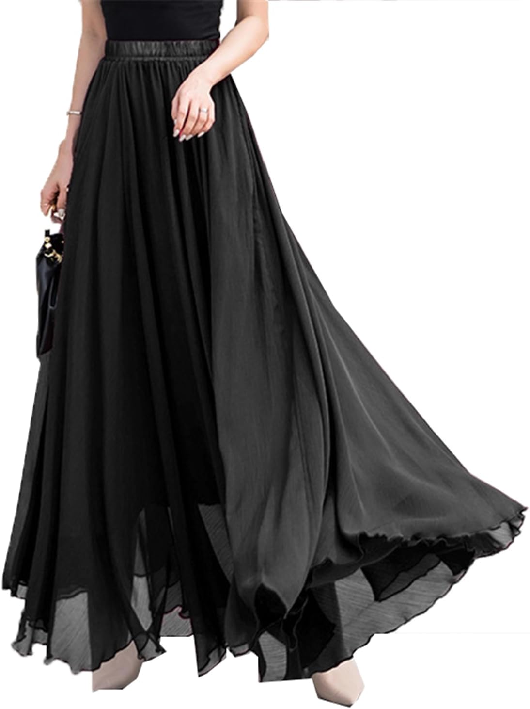 【I AM MARI】25SS★ Bebel H-Line Basic Skirt Long mari-skirt-x-small-the-line-by